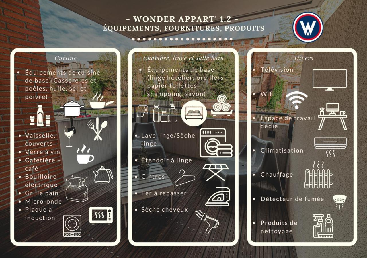 Wonder Appart' 1.2 - Coeur De Ville - ตูลูส ภายนอก รูปภาพ